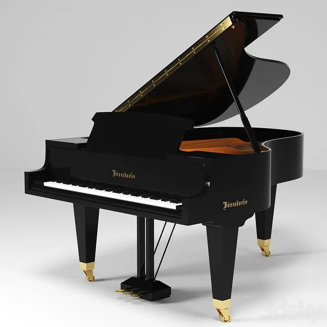 Bosendorfer Gran Piano 3D Model