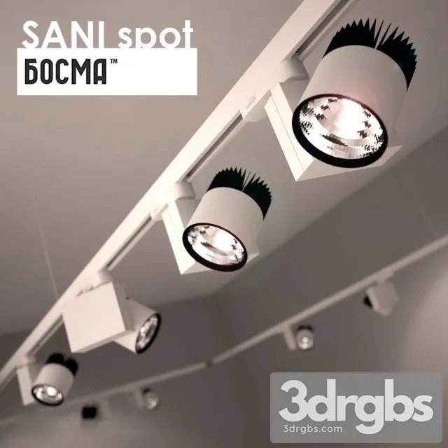 Bosma Sani Spot Light 3D Model Free