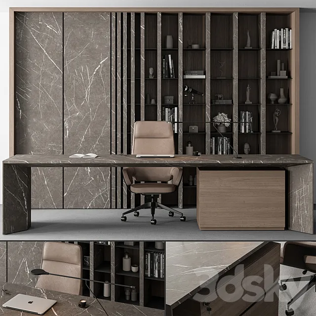 Boss Desk - Office Furniture 475 3D Model