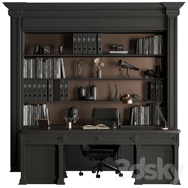 Boss Desk - Office Furniture 591 3D Model