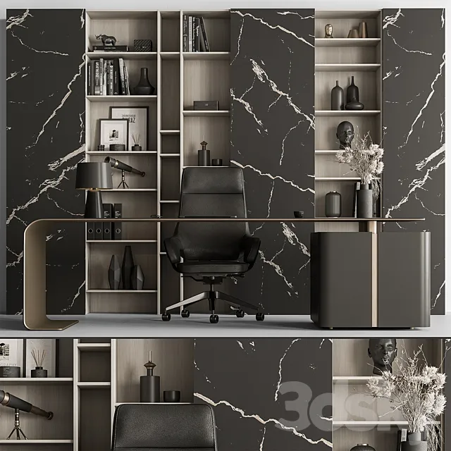 Boss Desk - Office Furniture 622 3D Model