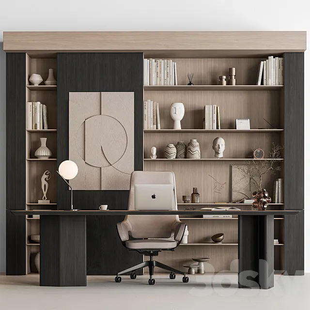 Boss Desk - Office Furniture 630 3D Model