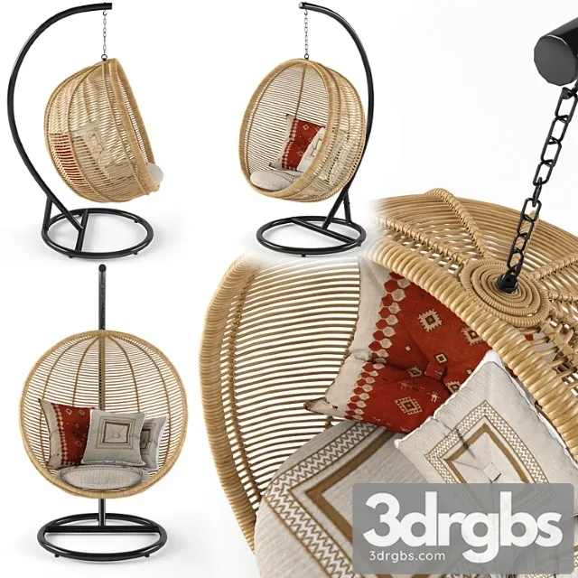 Bosseda Hanging Chair 3D Model Free