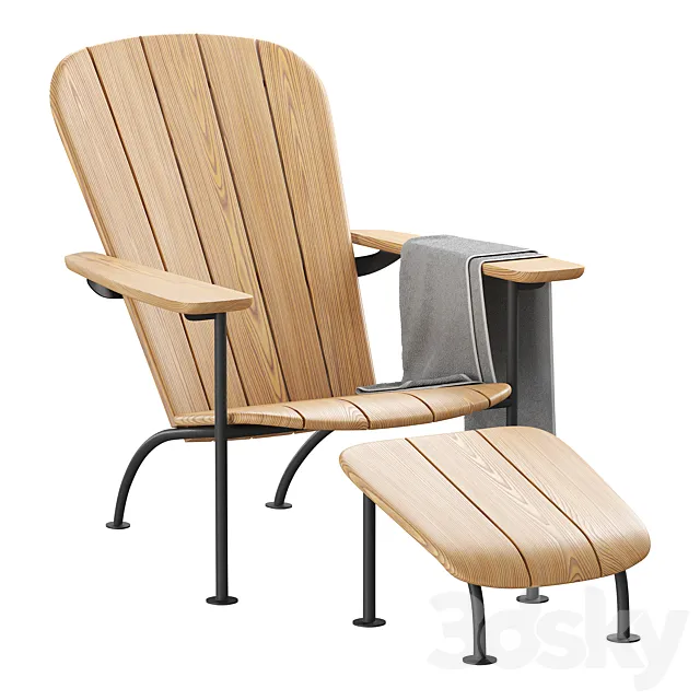 BÖSTE lounge chair 3D Model