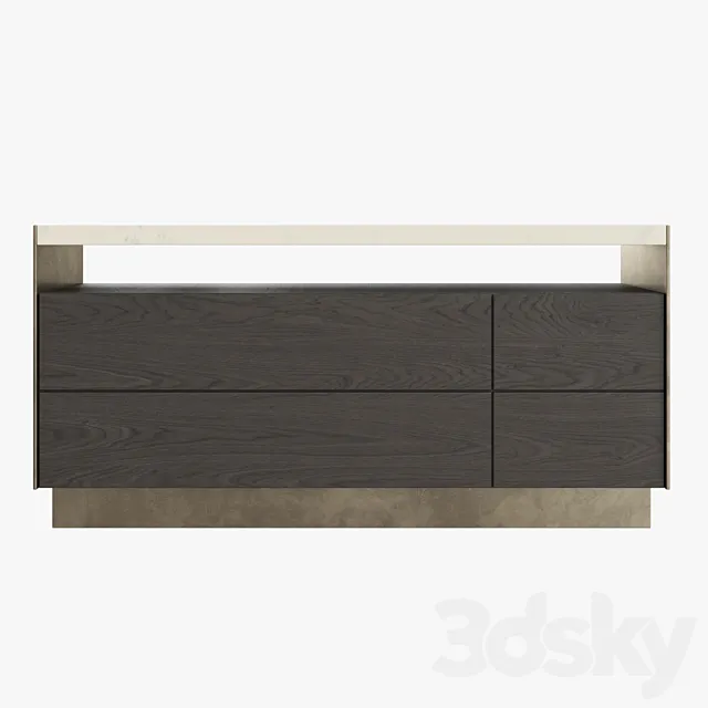 Boston Chest Of Drawer Shake 3D Model