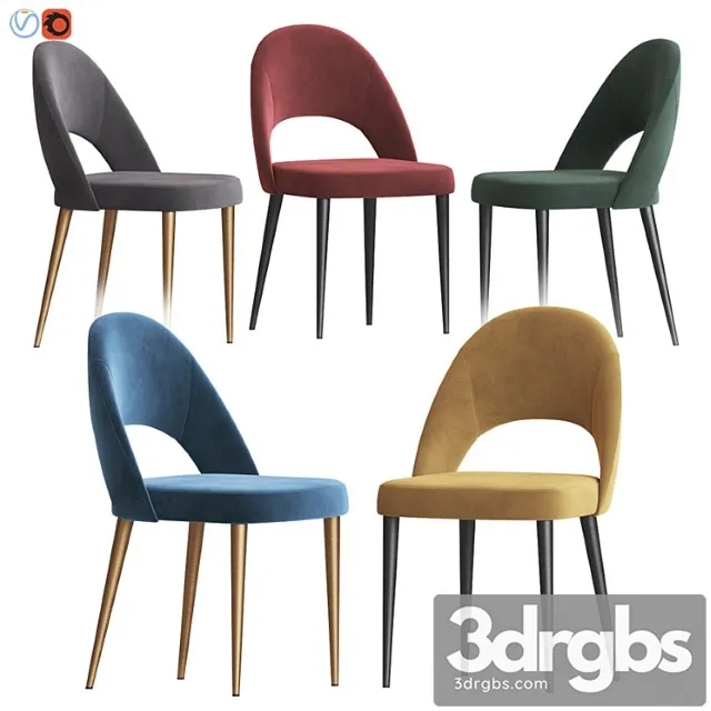 Boston dining chair deephouse 2 3D Model Free