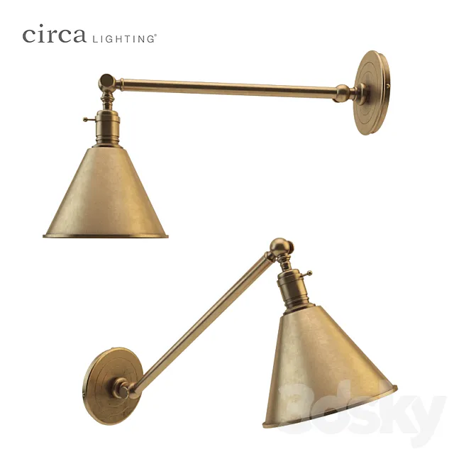 Boston Functional Single Arm Library Light 3DModel