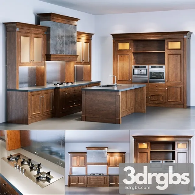 Boston kitchen fm bottega d& 3D Model Free
