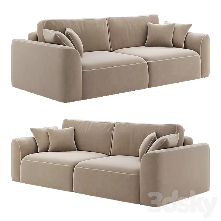 Boston sofa 3D Model Free