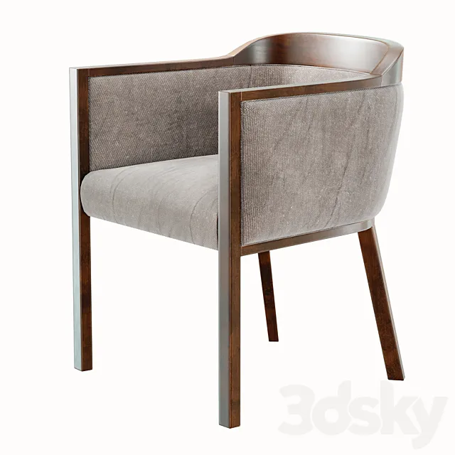 Boston Tub Chair 3D Model