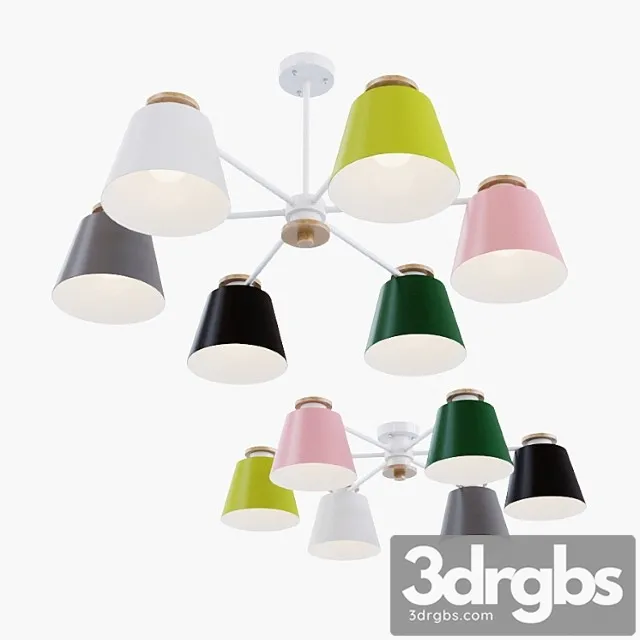 Botimi set of 4 ceiling lights 3D Model Free