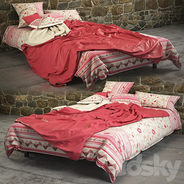 Botticelli bed 3DModel