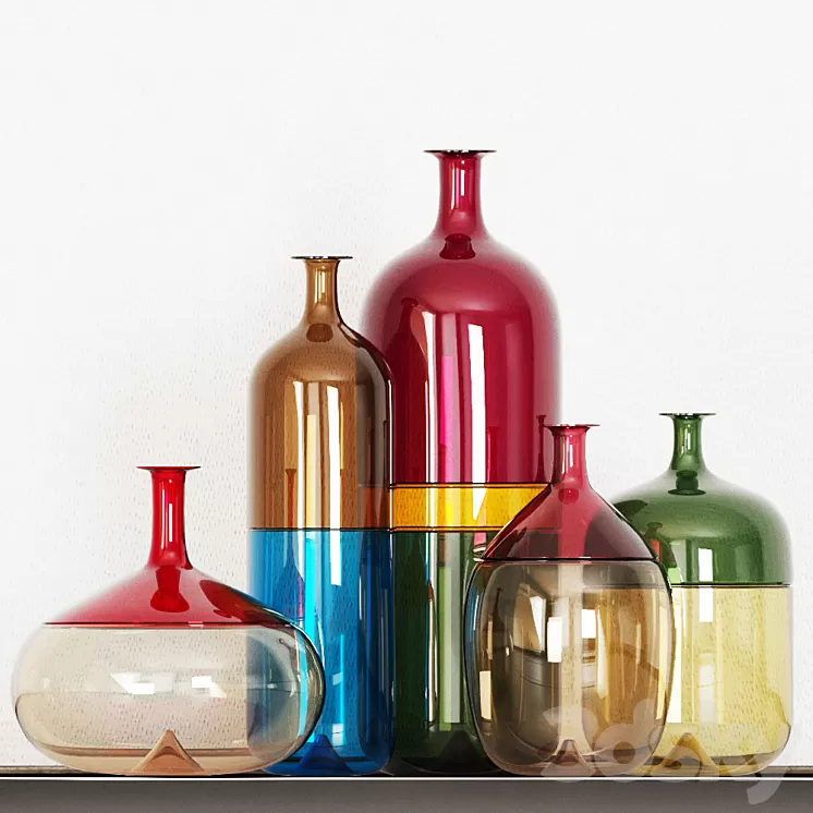 Bottle Bolle by Tapio Wirkkala 3D Model