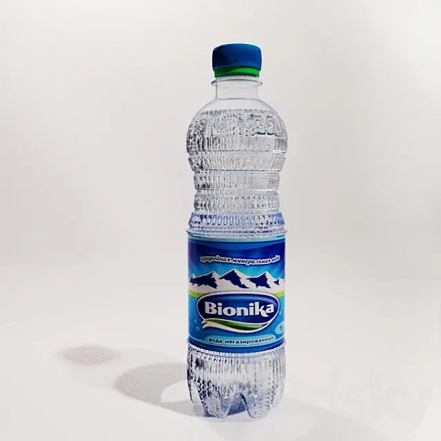 bottle of water Bionics 3D Model