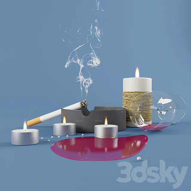 bottled wine 3DModel