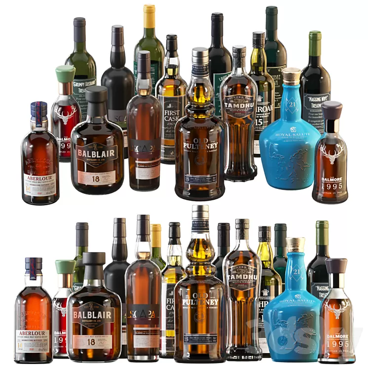 Bottles Bottles 07 3D Model