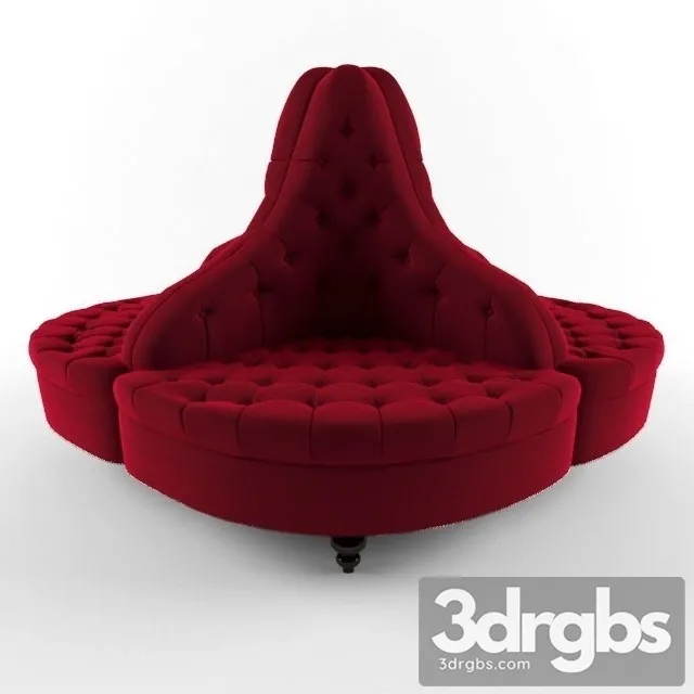 Boudoir Sofa 3D Model Free