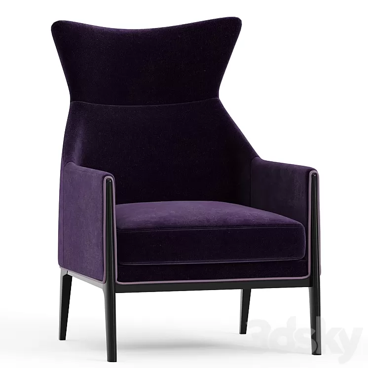 Boundless Chair Caracole 3D Model Free