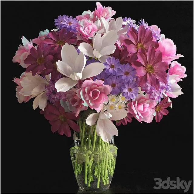 Bouquet 002 3D Model