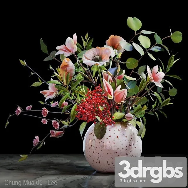 Bouquet 04 3D Model Free