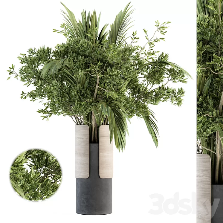Bouquet – Branch in vase 27 3D Model