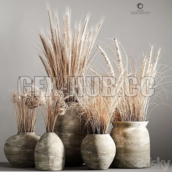 Bouquet Collection 02 3D Model