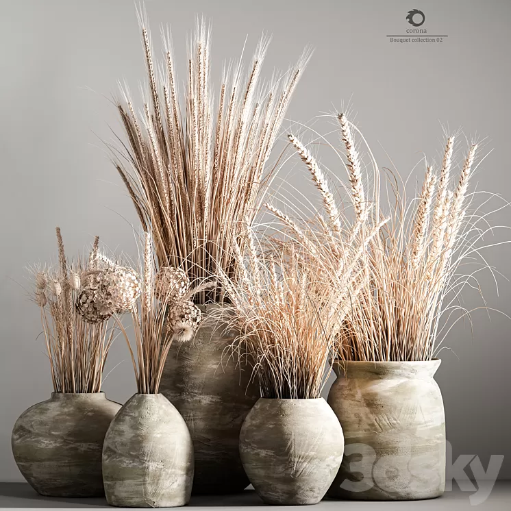 Bouquet Collection 02 3D Model Free