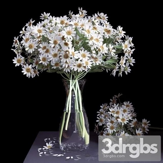Bouquet Flowers Vase 18 3D Model Free
