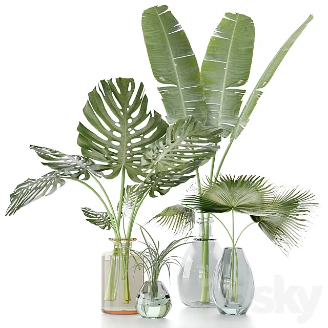 Bouquet in a vase 54 3DModel