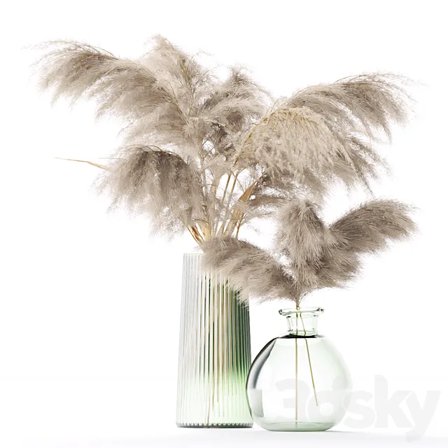 Bouquet in a vase 74 3DModel