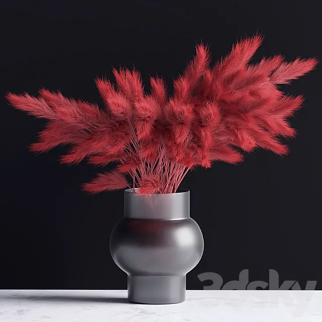 Bouquet in a vase 81 3D Model