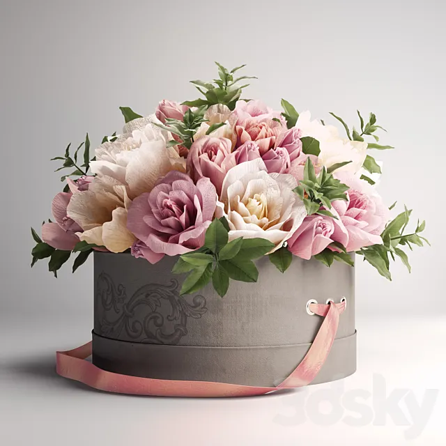 Bouquet in the Box 3DModel