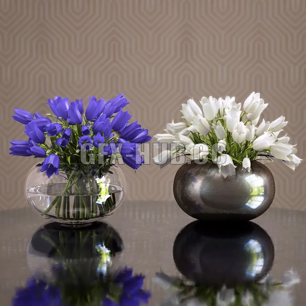 Bouquet of bells 3D Model