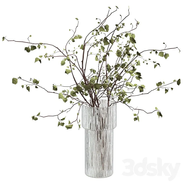 Bouquet of branches 3D Model Free