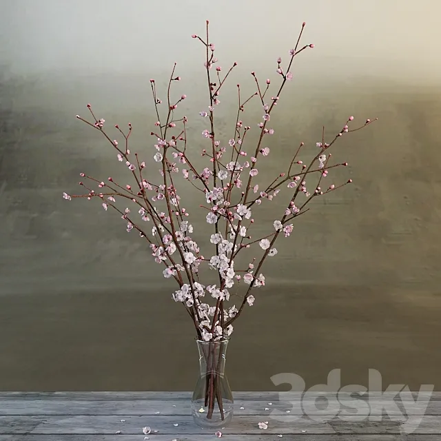 bouquet of cherry 3DModel