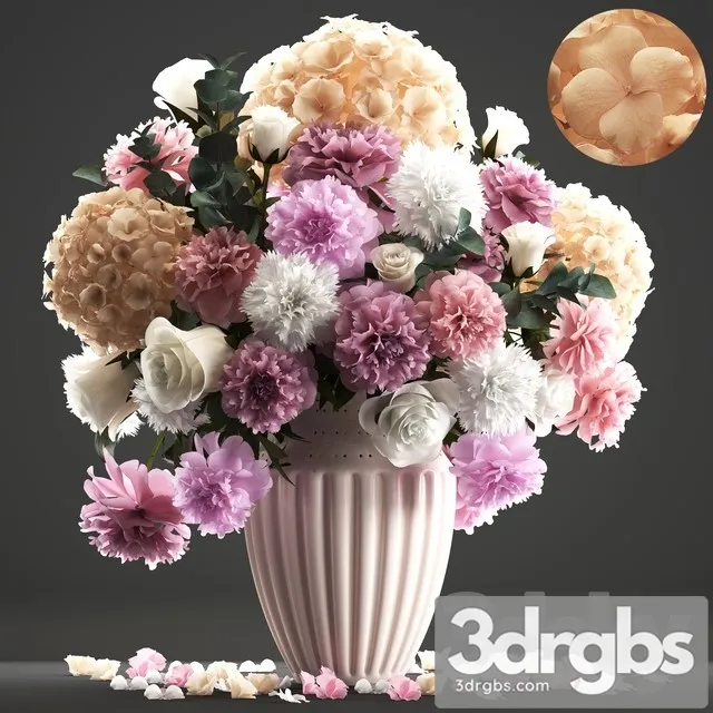 Bouquet of Flowers 61 3D Model Free