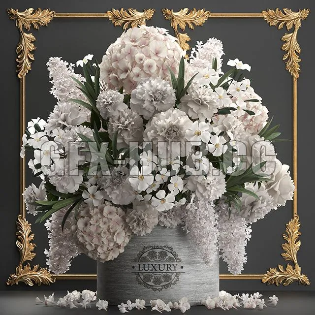 Bouquet of flowers 91 3D Model