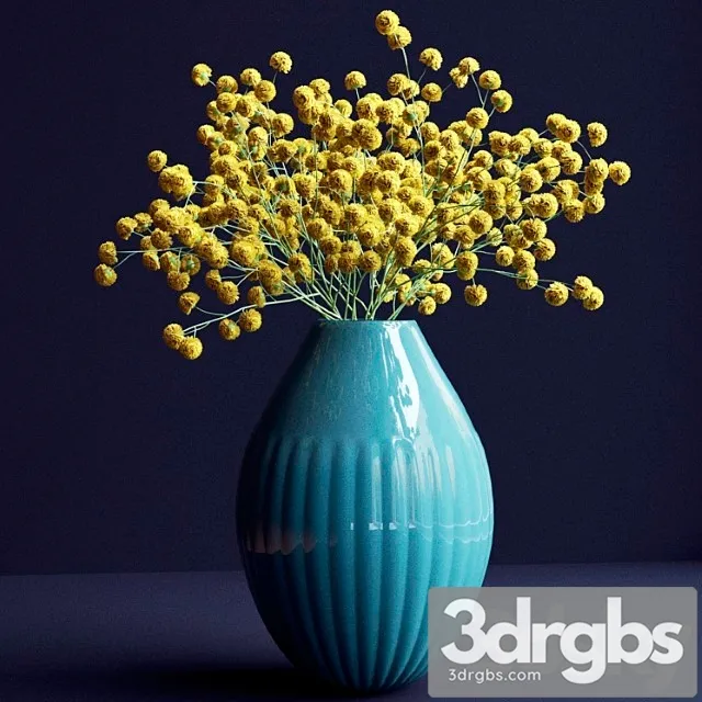 Bouquet of Flowers in a Vase 17 3D Model Free