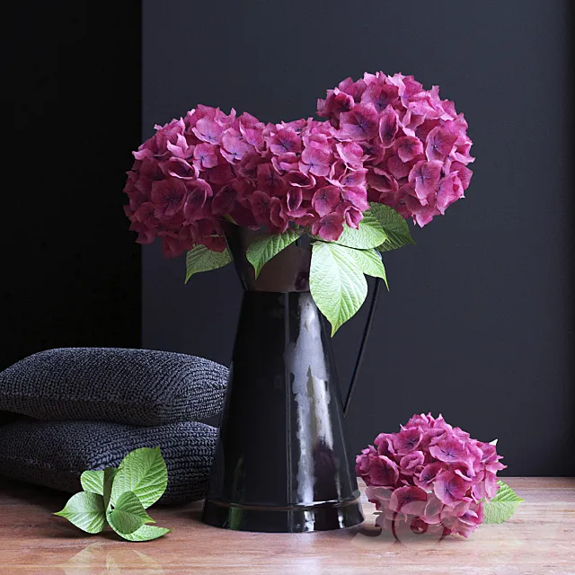 Bouquet of flowers in a vase 22 3D Model