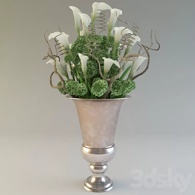 bouquet of lilies 3D Model