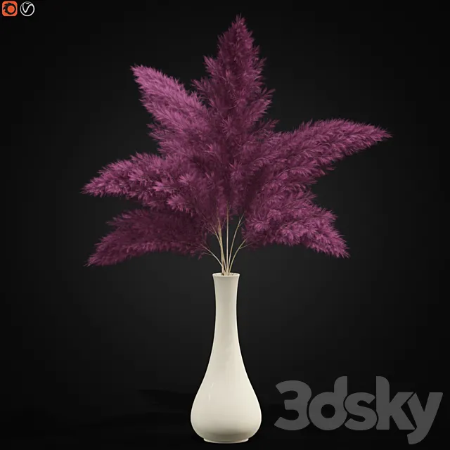 Bouquet of pink pampas Free Download