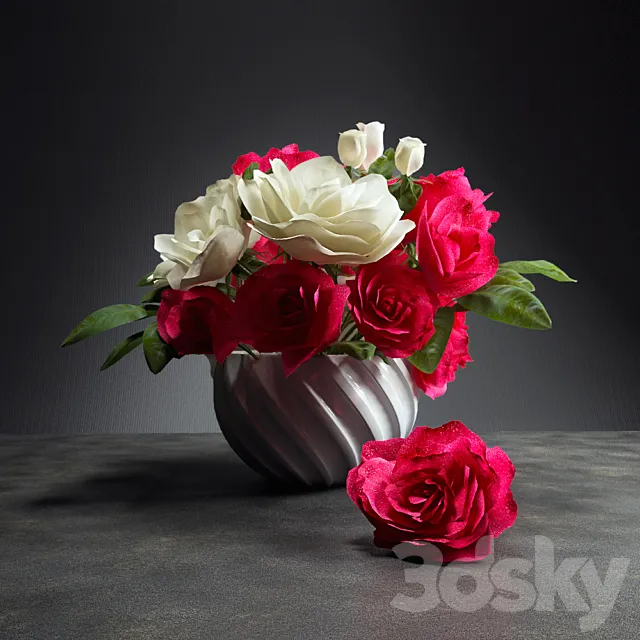 Bouquet of roses 3DModel