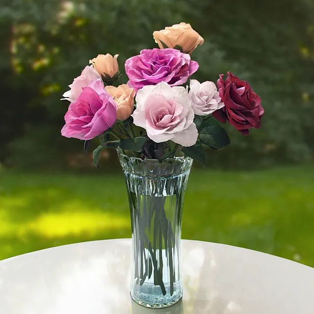 Bouquet of roses 3DModel