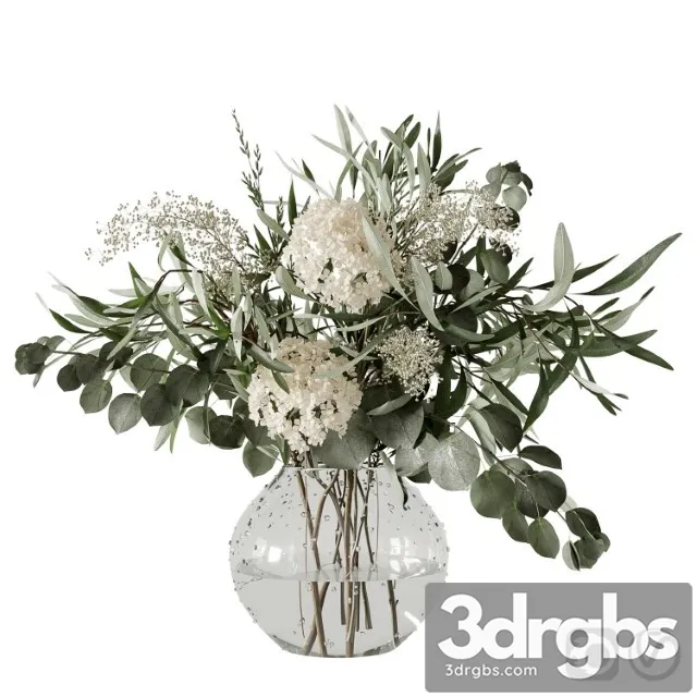 Bouquet of Spring Flowers 3D Model Free