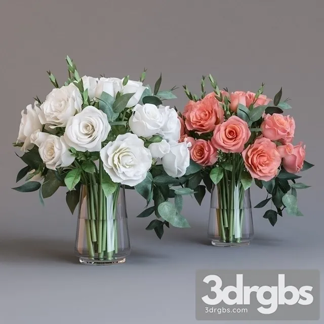 Bouquet Rose 7 3D Model Free