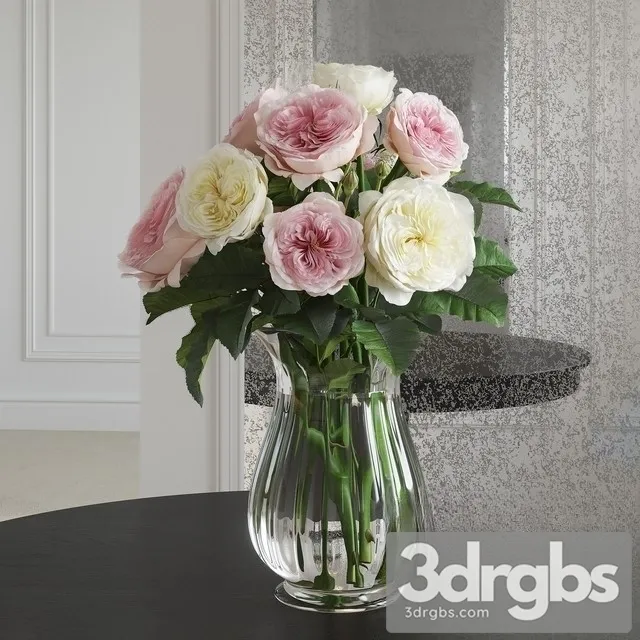 Bouquet Roses 3D Model Free