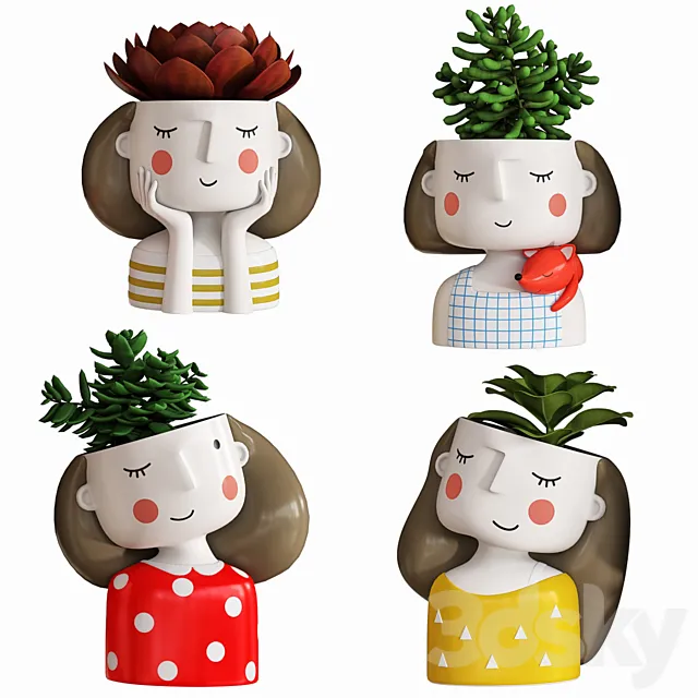 bouquet set 102 3DModel