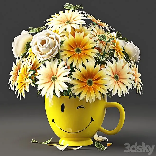 Bouquet Smile 3D Model