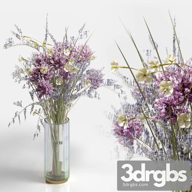 Bouquet Wild Flowers 3D Model Free