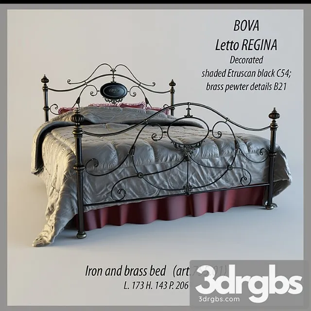 Bova Letto Regina 3D Model Free